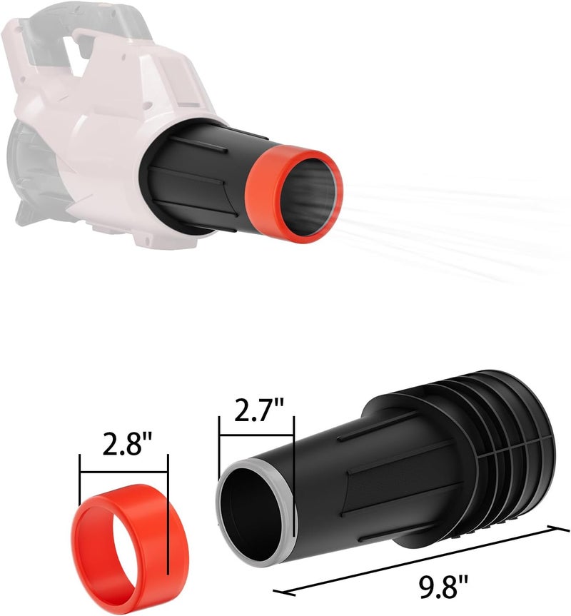 Rozlchar Stocky Car Drying Nozzle for 2724-20/2724-21 Leaf Blower, Compatible for Milwaukee Leaf Blower for Drying, Snow Blowing, Purging Cars, Trucks, Tool Boxes(1 Pack, No Tool) - Image 4